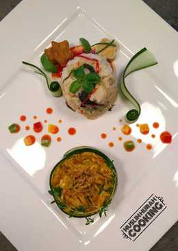 Nasi Liwet Kampung VS Ayam Suwir Pedas ala Bali