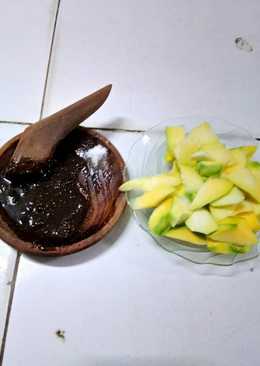 Rujak mangga cengkir