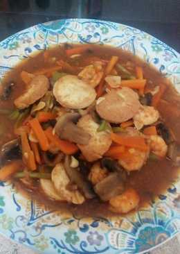 Tumis Udang Asam Manis