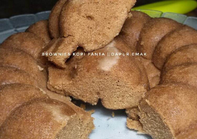 resep Brownies T.Beras Kopi Fanta Tanpa BP/BS