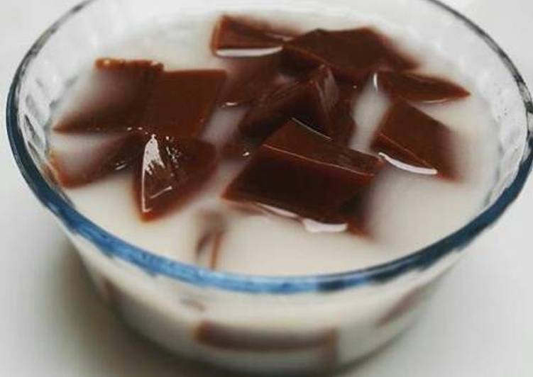 resep makanan Es Nutrijel Coklat