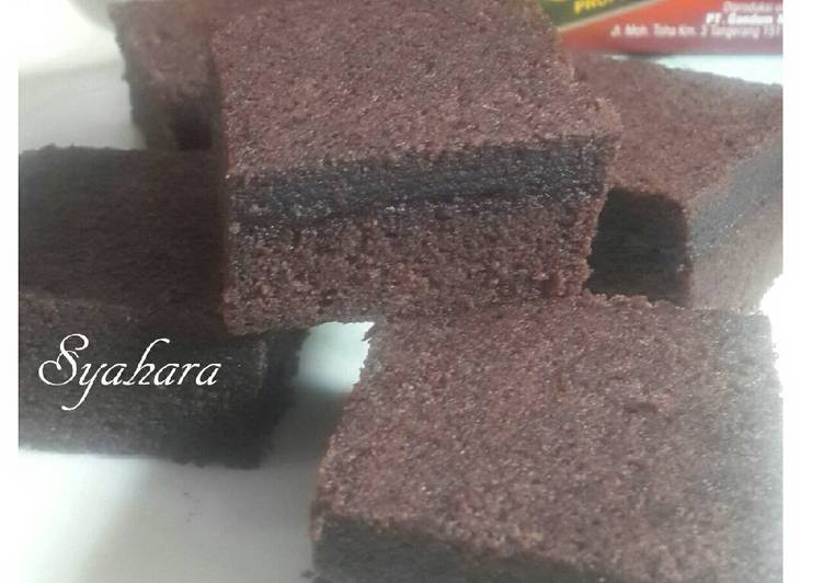 cara membuat Brownies Kukus super lembut