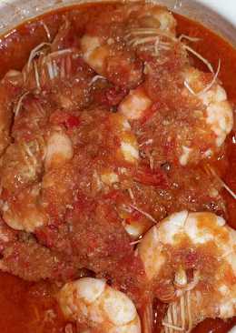 Udang tumis pedas ala nancy