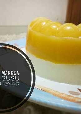 Pudding Mangga Lapis Susu