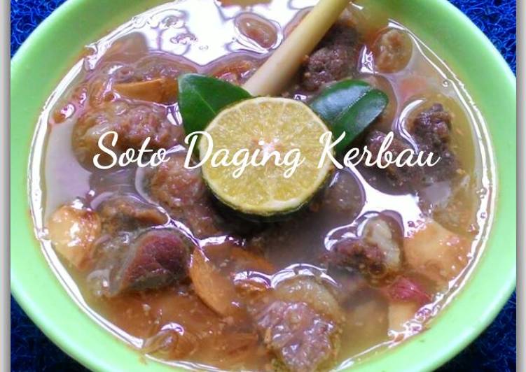 resep masakan Soto Kerbau khas Kudus (Soto Bening)