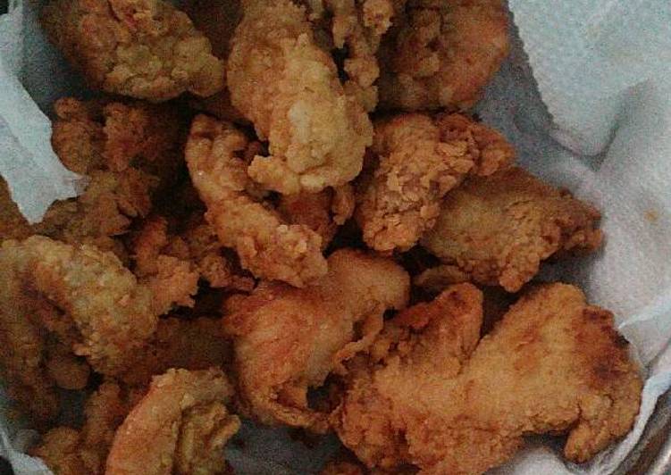 gambar untuk cara membuat Ayam fillet dan udang crispy