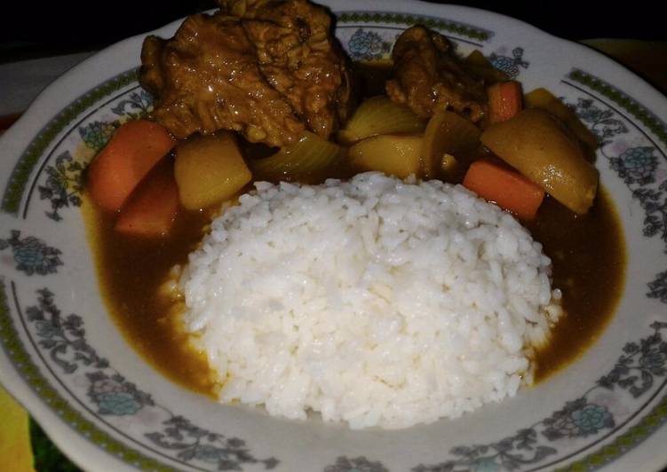 gambar untuk resep Ribs japanese curry rice