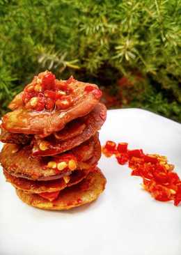 Jengkol Goreng Sambal Mentah