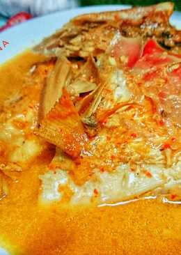 Gulai Kepala Kakap Bunga Kecombrang