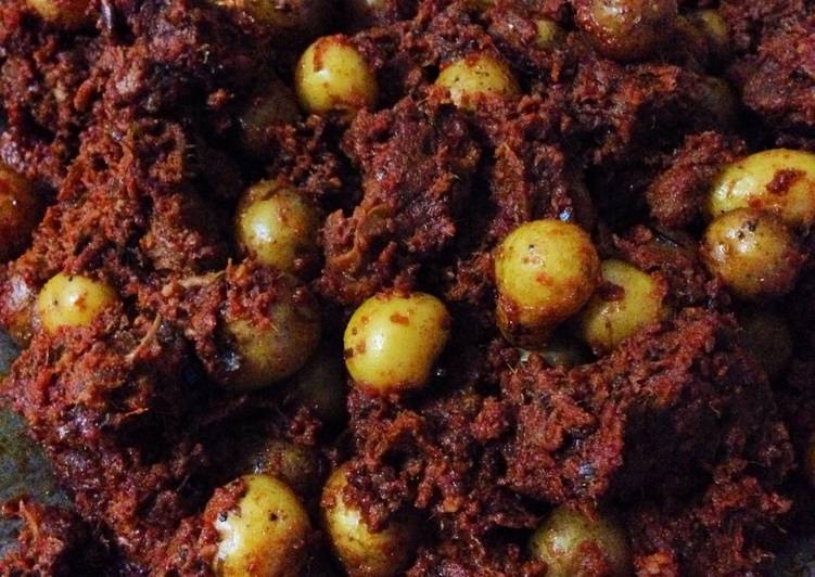 Rendang Daging Kentang