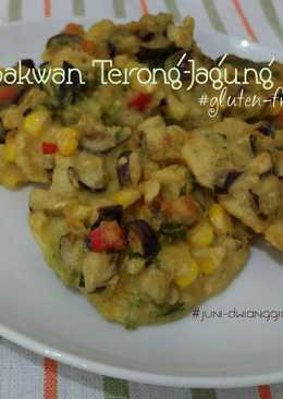 Bakwan Terong-Jagung (#gluten-free)