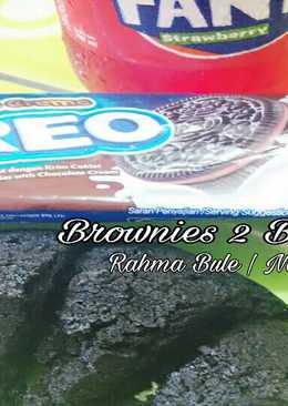 Brownies Milo Fanta Irit ~ 2 Bahan