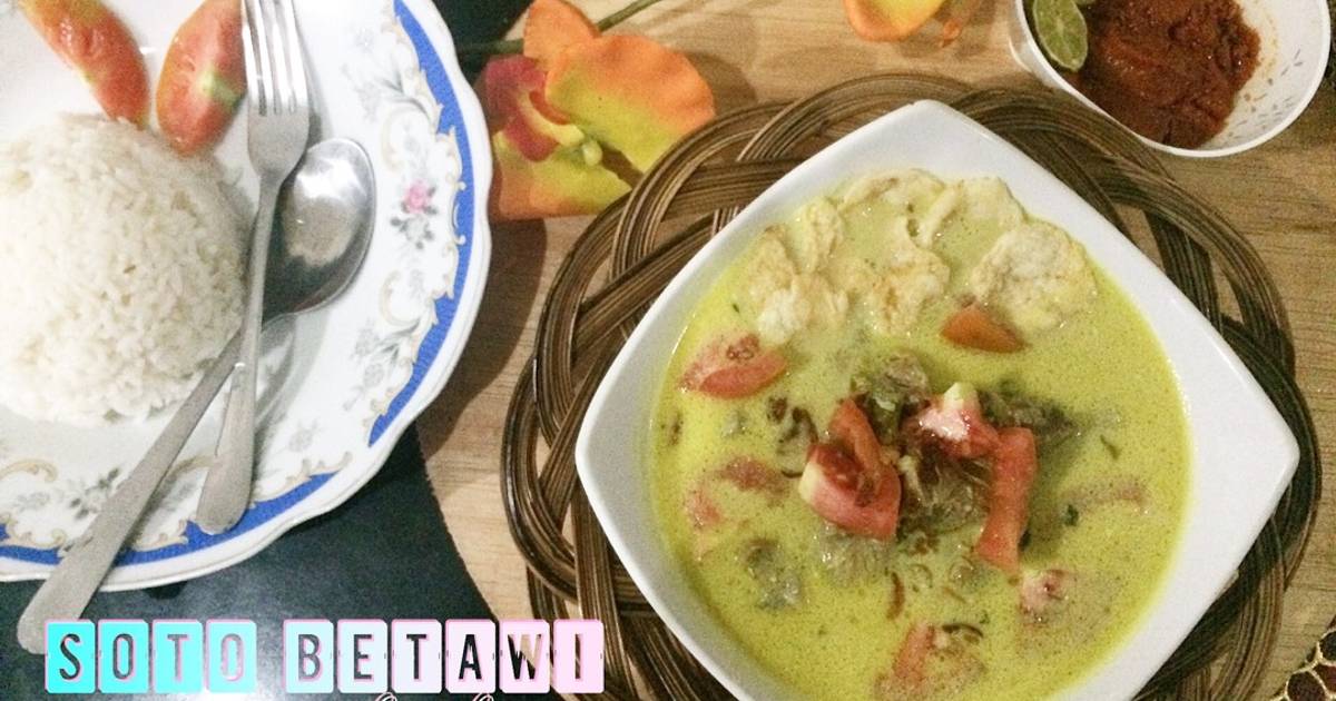  Resep  Soto  betawi  kuah santan  soto  daging  kuah santan  