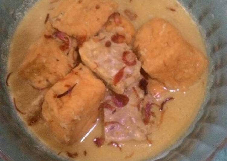 resep masakan Terik Kuning Tahu Tempe