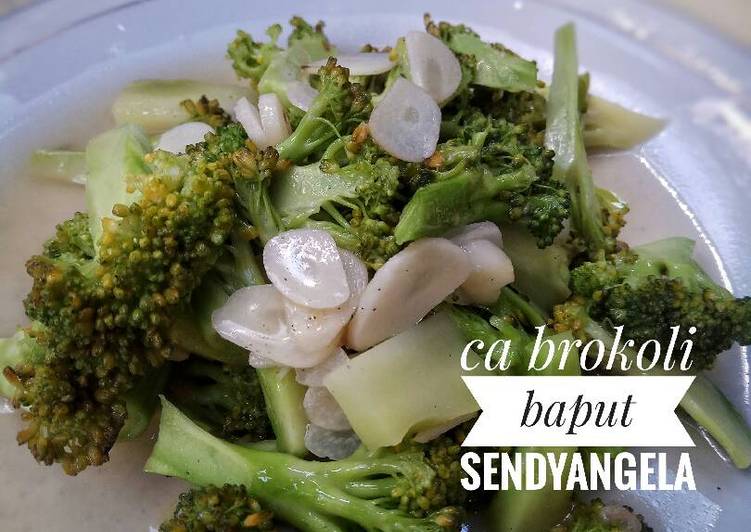 resep lengkap untuk Ca brokoli bawang putih