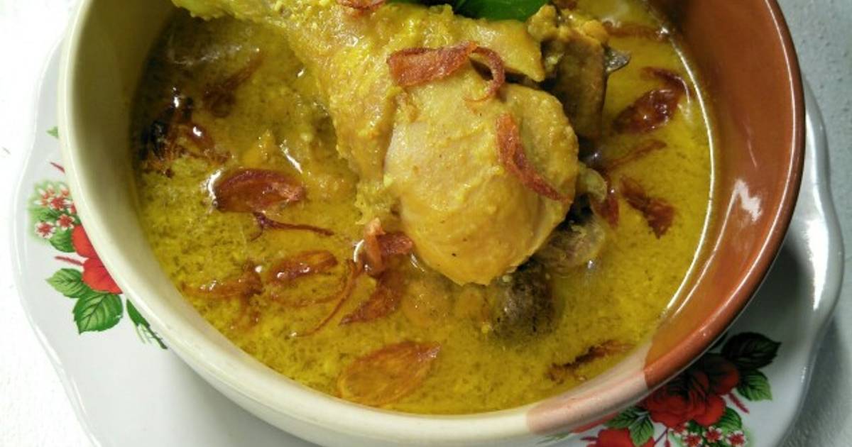 1 136 Resep Ayam Kuah Kuning Enak Dan Sederhana Cookpad