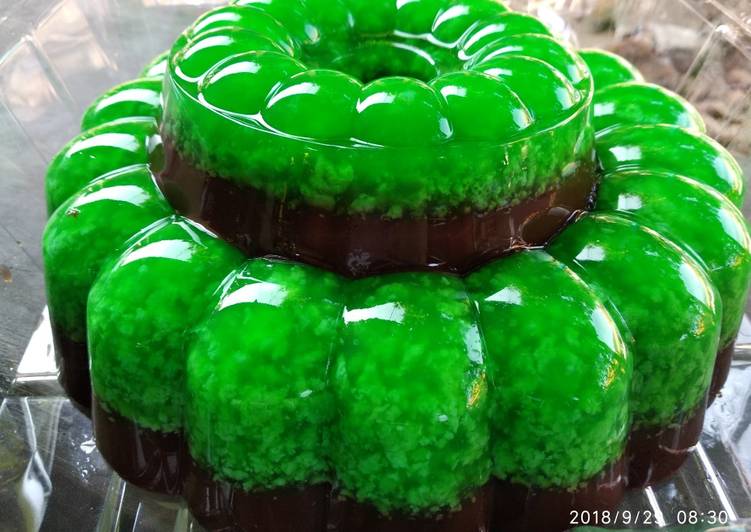  Puding  Lumut  Pandan  Cokelat gurih bangett Resep  di 2019