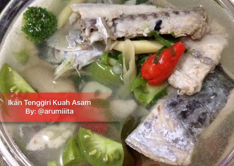 resep makanan Ikan Tenggiri Kuah Asam (menu diet dr. Joko Siswoyo)