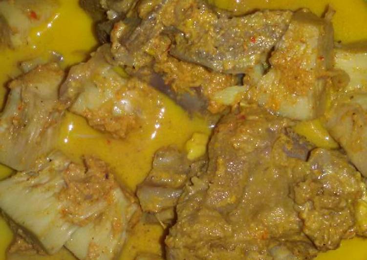 gambar untuk cara membuat Gulai nangka tulang sapi