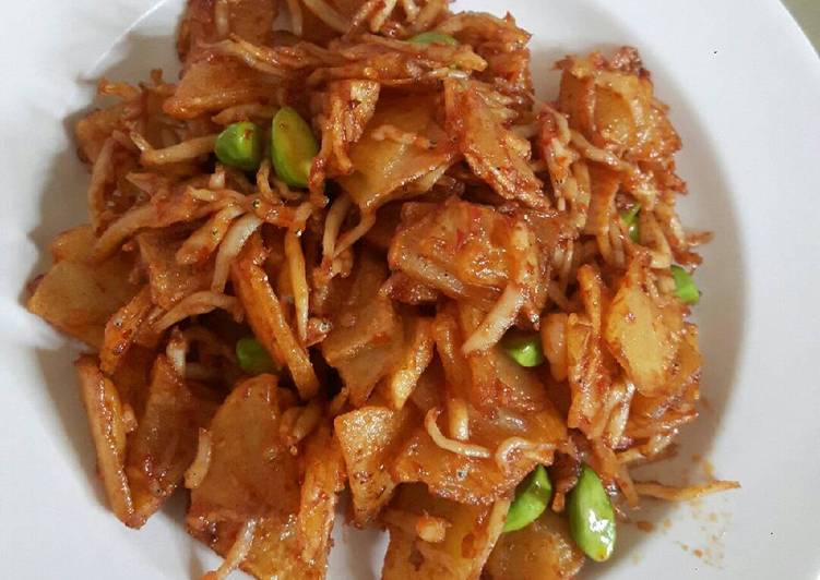 gambar untuk resep Kentang Goreng Petai Teri Medan sambal ala SUJU