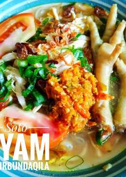 Soto Ayam kuah bening(masakan rumah sederhana)