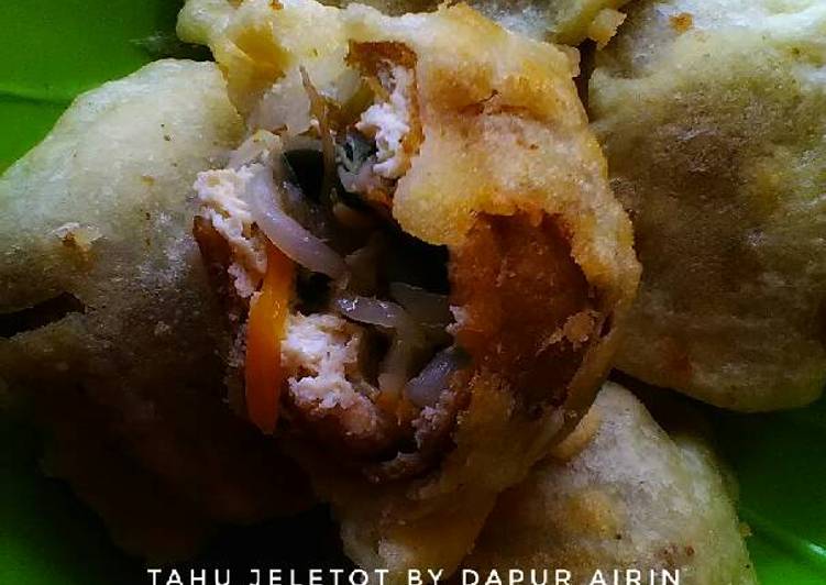 resep lengkap untuk Tahu jeletot / tahu pedas