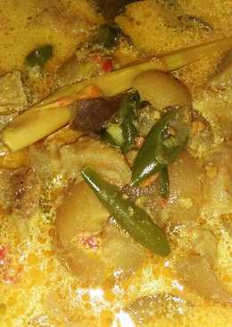 Gulai kikil cabe ijo