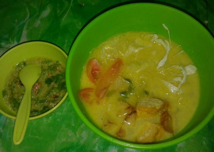 gambar untuk resep makanan Soto ayam kuah santan