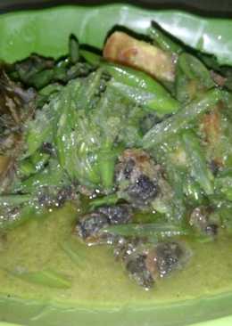 Tumis keris (kerang + buncis)