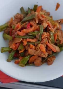 Tumis kacang panjang