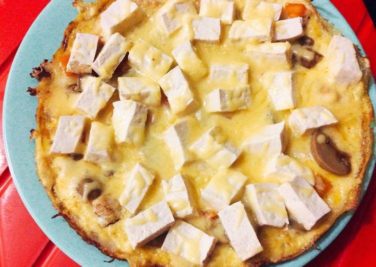 gambar untuk resep makanan Pizza telur tahu kukus