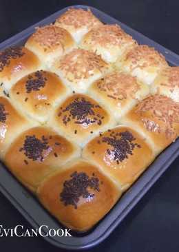 Roti Manis metode Tangzhong / Water Roux