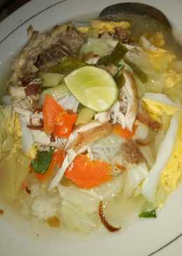 Soto banjar ayam kampung