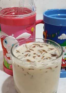 Es teh tarik &cincau serut