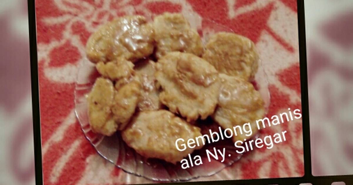Resep Gemblong Manise Resep Gemblong Manise