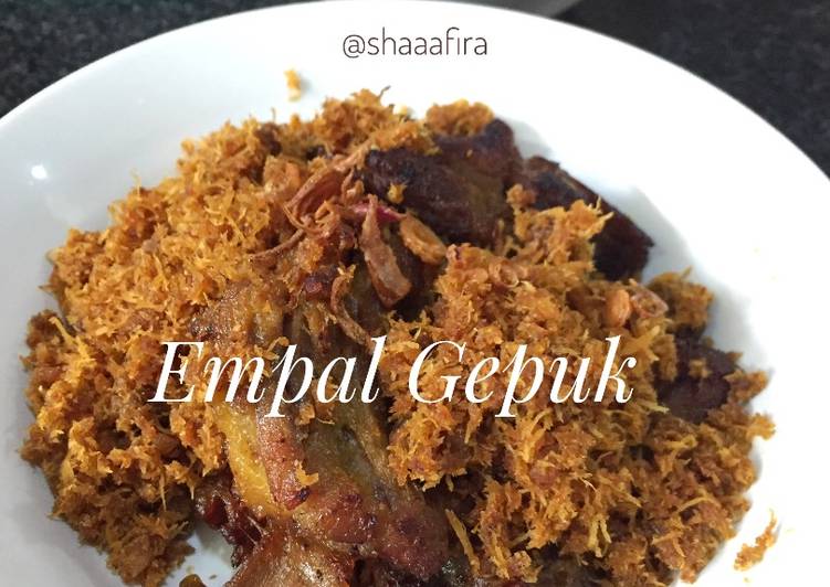 resep masakan Empal Gepuk