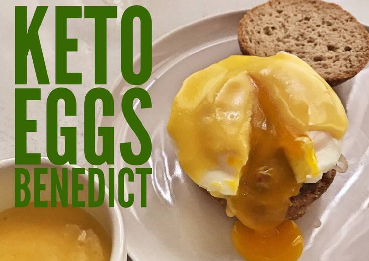 gambar untuk resep makanan Eggs Benedict #keto