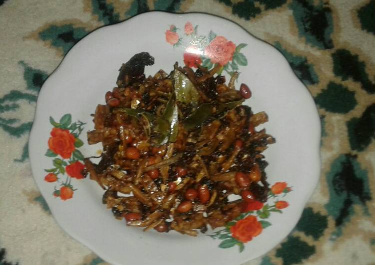 cara membuat Kering Kacang, Teri, Tempe