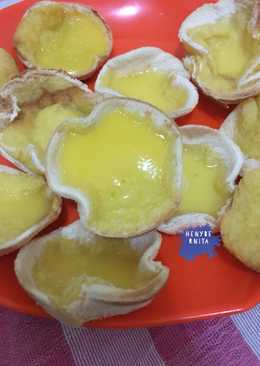 Eggtart roti tawar