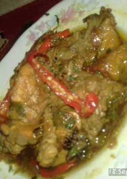 Ayam kecap manis pedas