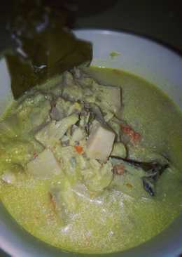 Lodeh Sayur Nangka Muda campur Daging