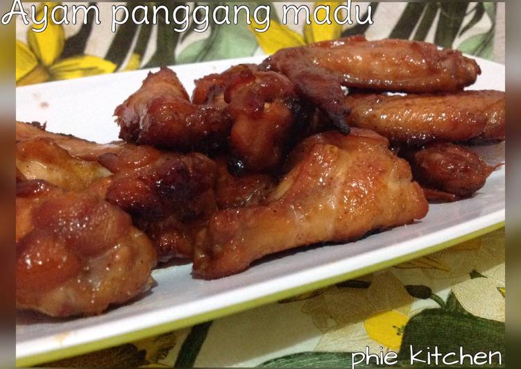 resep lengkap untuk Ayam panggang madu (Chicken Wing)