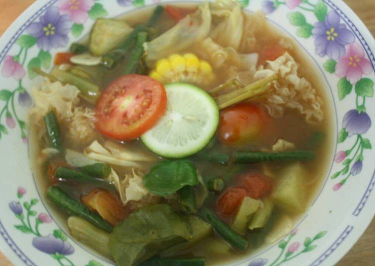 resep Sayur Asam Dimasak Tomyam