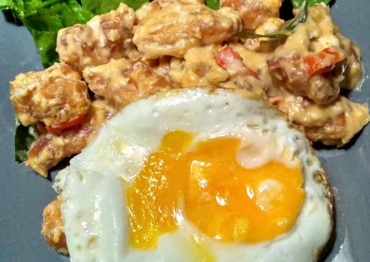 resep masakan Chicken Salted Egg