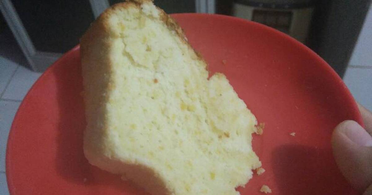 Resep Basic Chiffon Cake Melon, for amateur ( ･ิω･ิ)