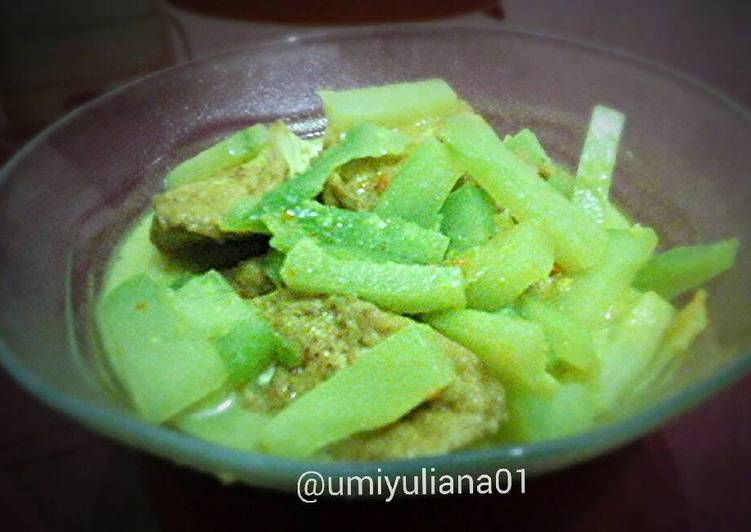 gambar untuk resep makanan Gulai kuning Tahu Labu Siam Praktis Enak