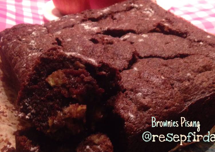 Resep Brownies Pisang Kiriman dari Firda@home