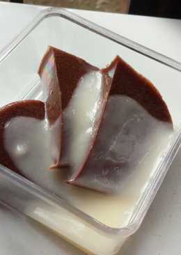 Puding coklat vla endes