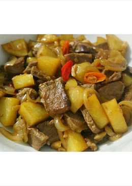 Oseng Daging Teriyaki