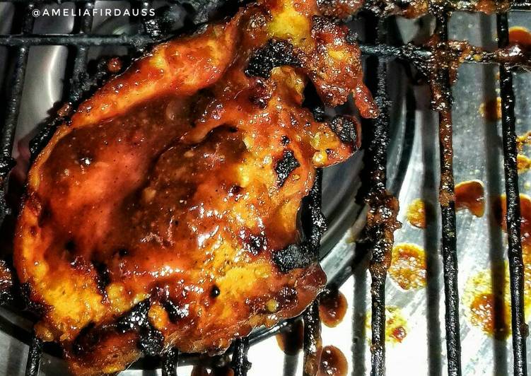 gambar untuk cara membuat Ayam bakar saos